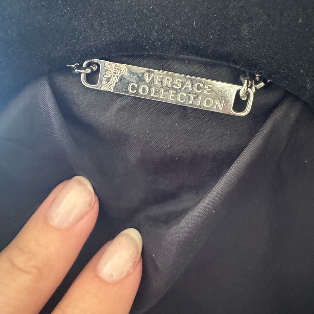 Versace Black Wool Jacket - Picture 2 of 7